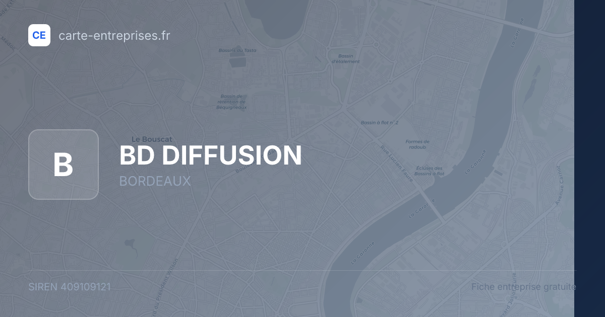 BD DIFFUSION — 409109121 — fiche entreprise
