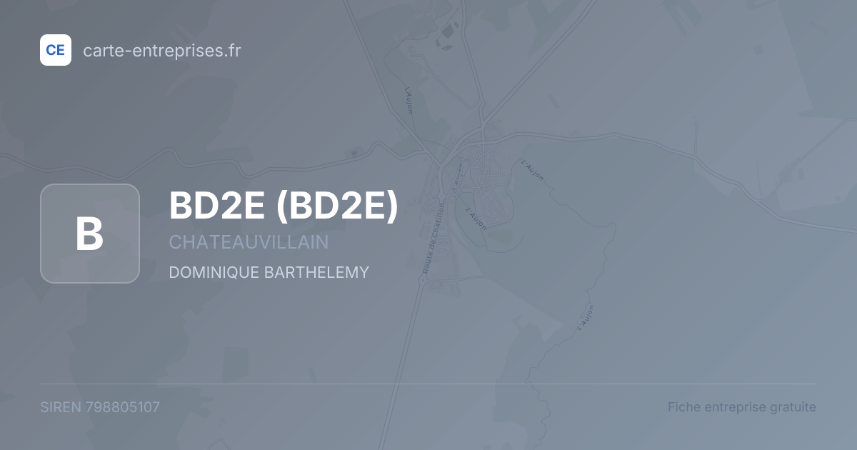 BD2E — 798805107 — fiche entreprise