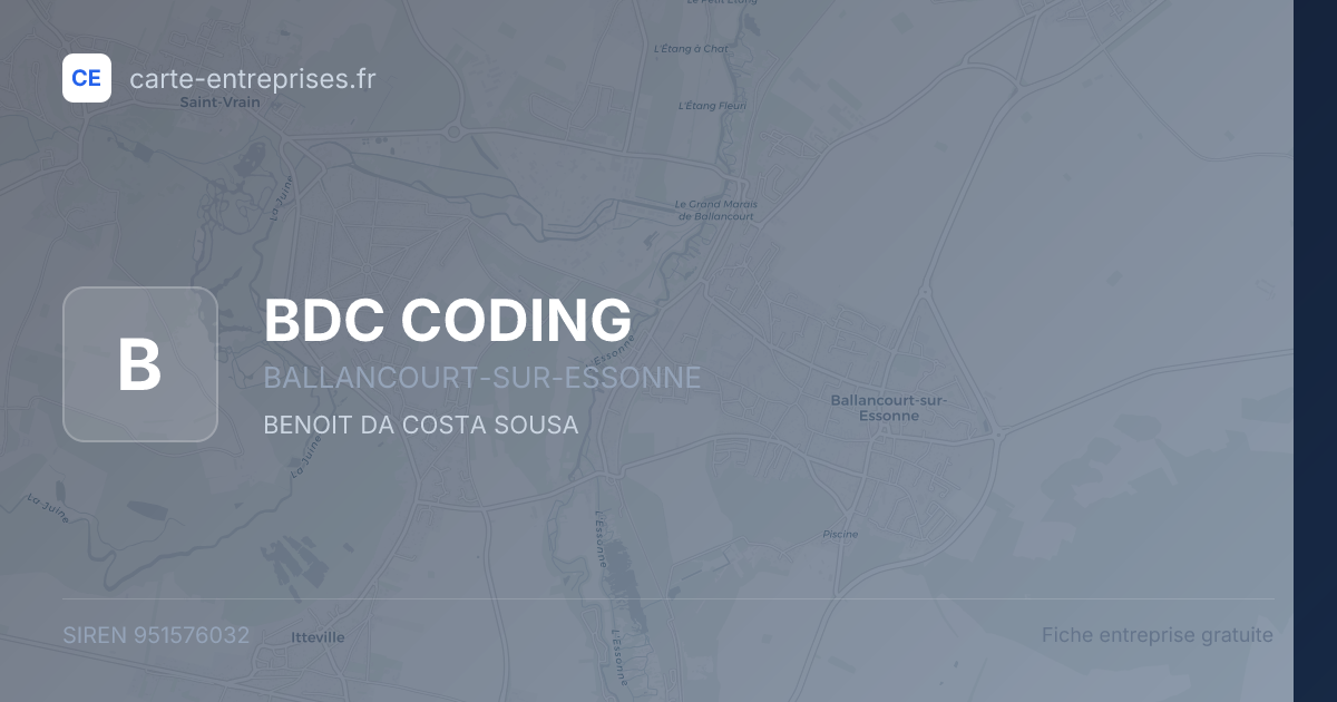 BDC CODING — 951576032 — fiche entreprise