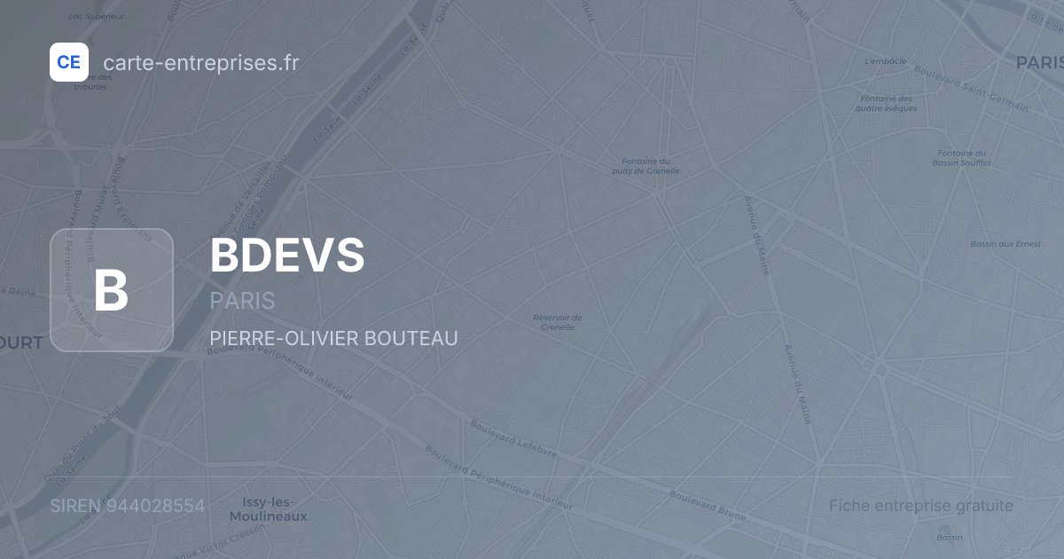 BDEVS — 944028554 — fiche entreprise