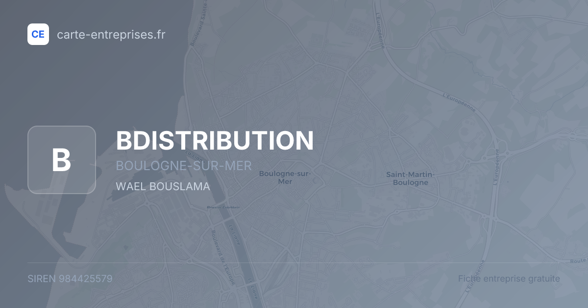 BDISTRIBUTION — 984425579 — fiche entreprise