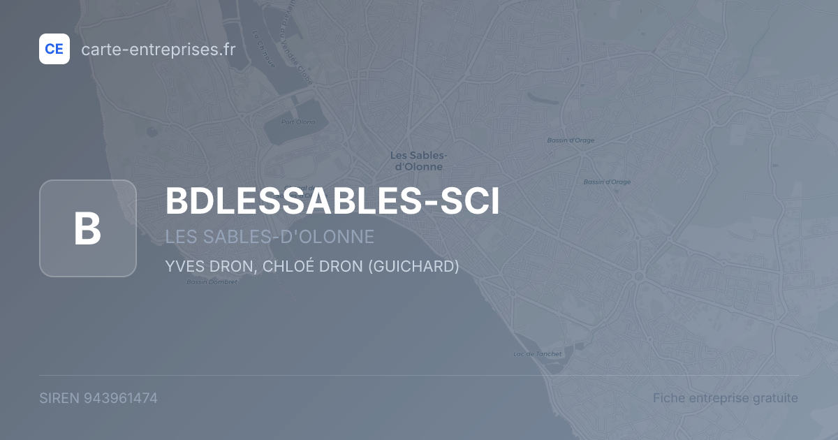 BDLESSABLES-SCI — 943961474 — fiche entreprise