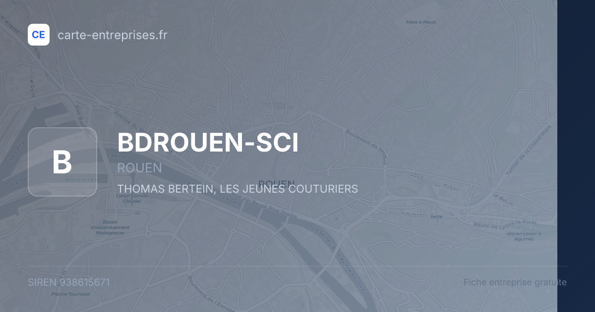 BDROUEN-SCI — 938615671 — fiche entreprise