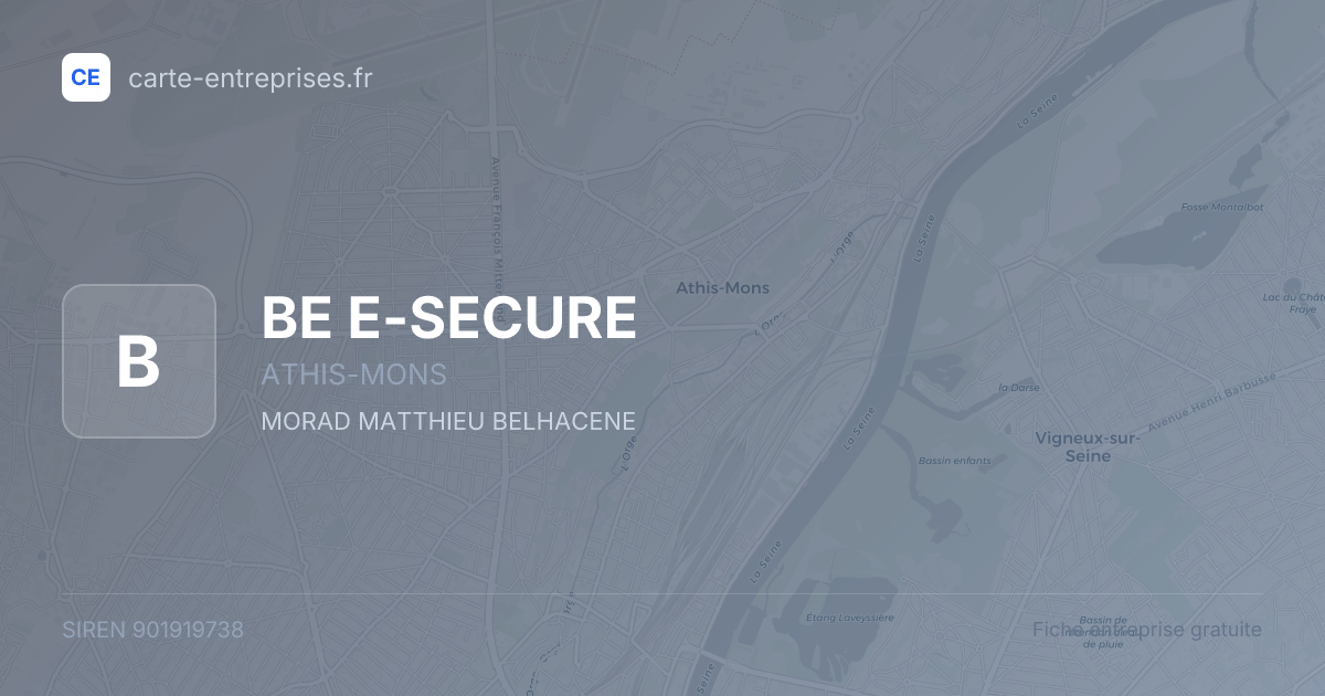 BE E-SECURE — 901919738 — fiche entreprise