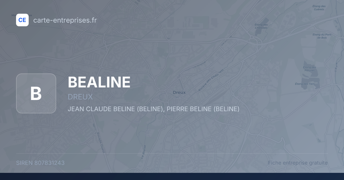 BEALINE — 807831243 — fiche entreprise