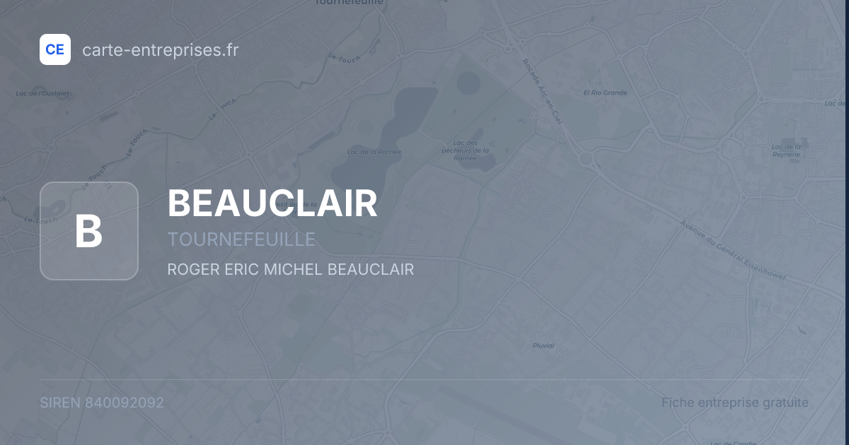 BEAUCLAIR — 840092092 — fiche entreprise