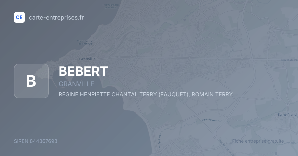 BEBERT — 844367698 — fiche entreprise