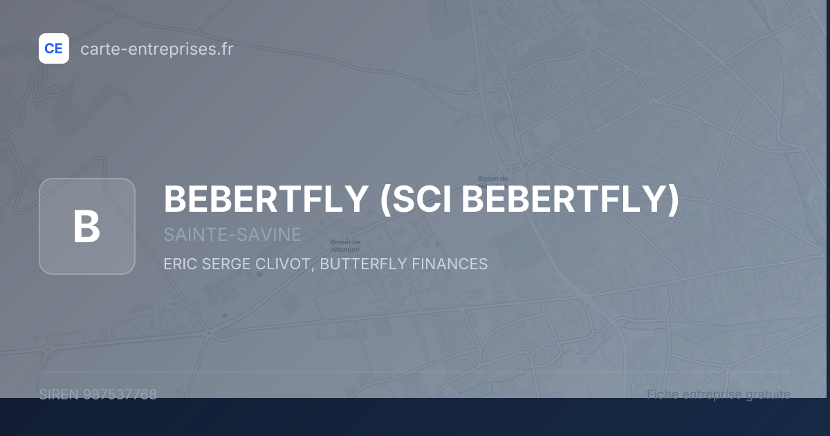 BEBERTFLY (SCI BEBERTFLY) — 987537768 — fiche entreprise