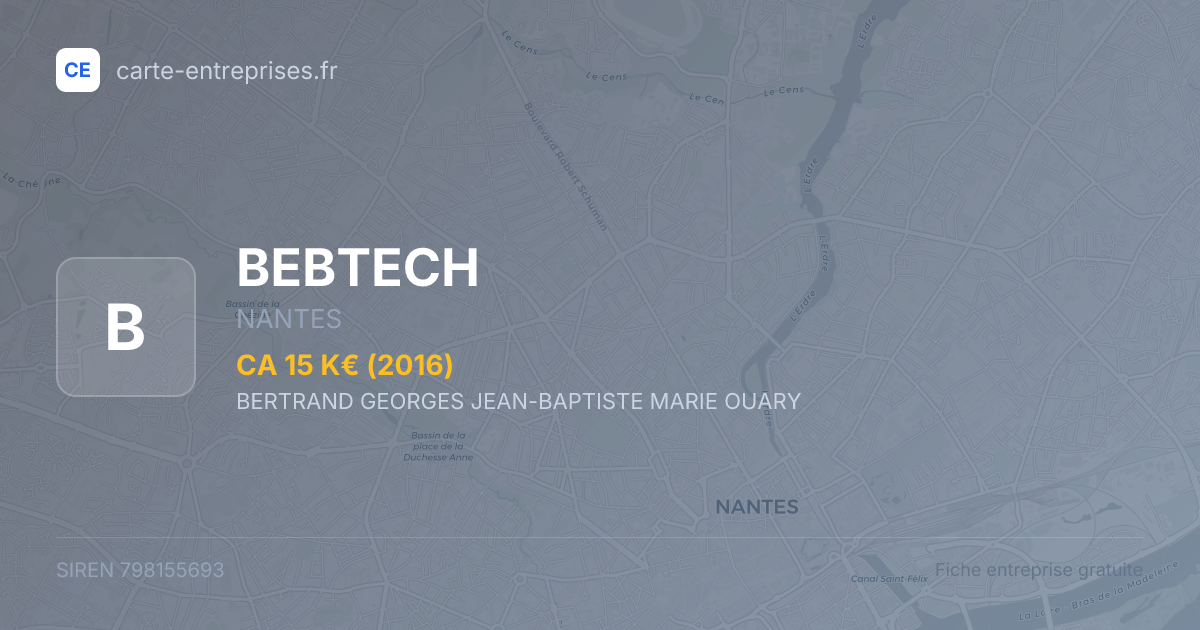 BEBTECH — 798155693 — fiche entreprise