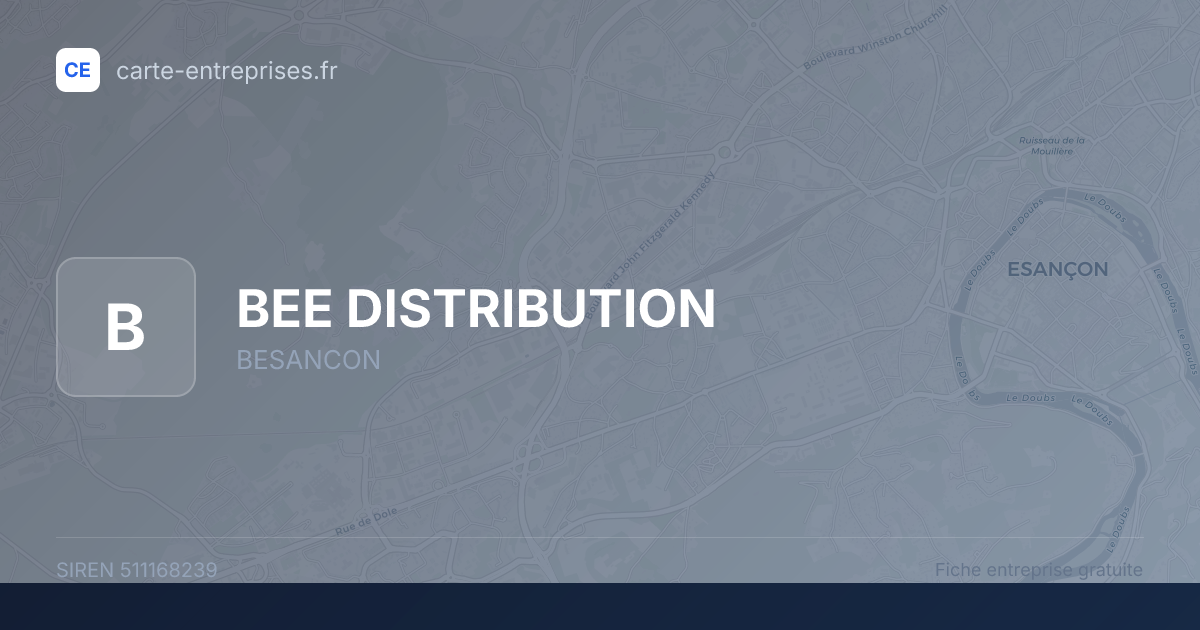 BEE DISTRIBUTION — 511168239 — fiche entreprise