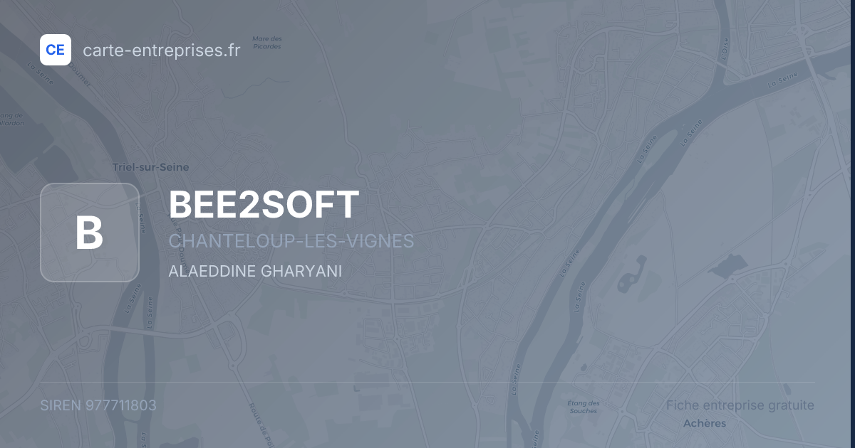 BEE2SOFT — 977711803 — fiche entreprise