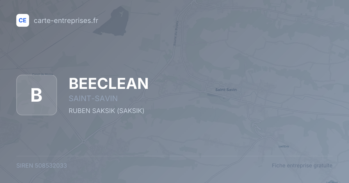BEECLEAN — 508532033 — fiche entreprise