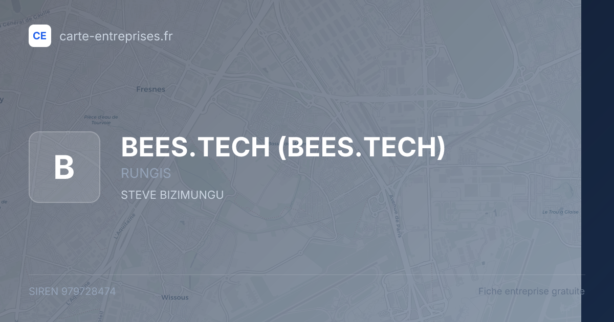 BEES.TECH — 979728474 — fiche entreprise