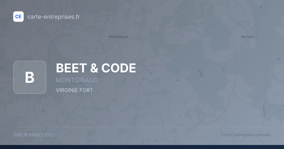 BEET & CODE — 948523022 — fiche entreprise