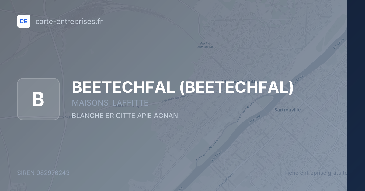 BEETECHFAL — 982976243 — fiche entreprise