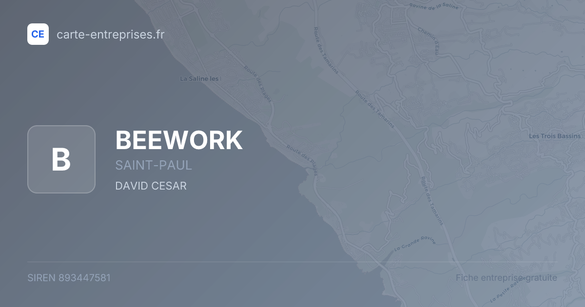 BEEWORK — 893447581 — fiche entreprise