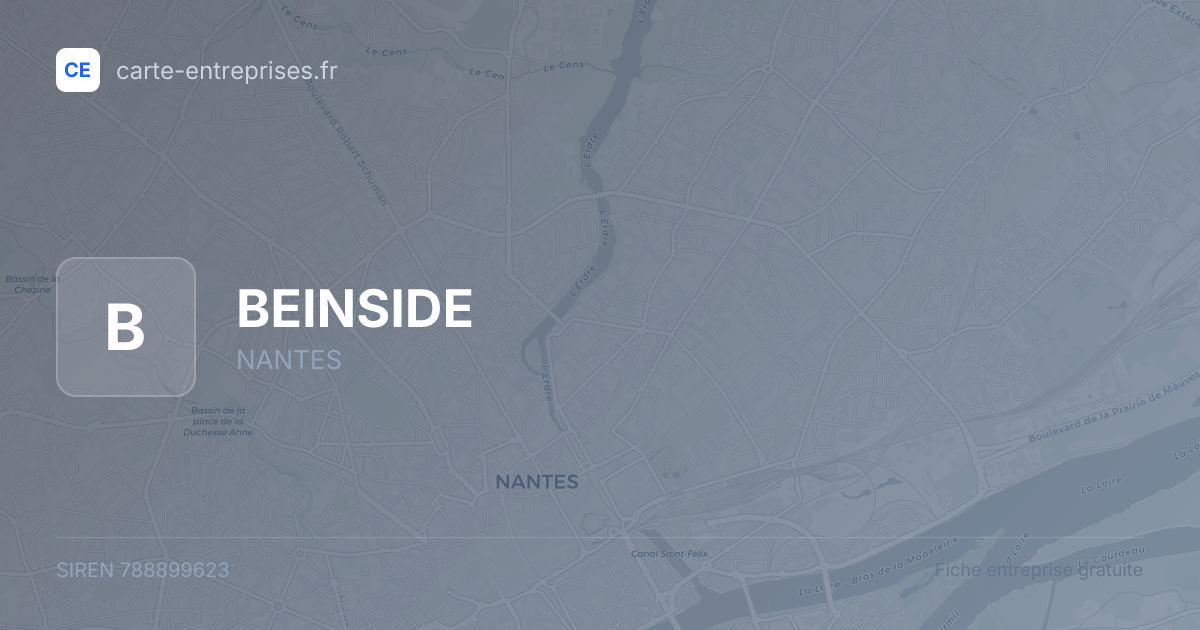 BEINSIDE — 788899623 — fiche entreprise