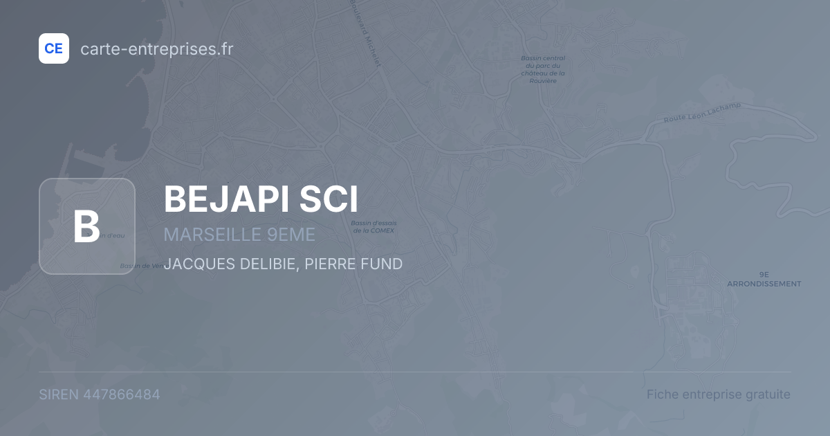 BEJAPI SCI — 447866484 — fiche entreprise