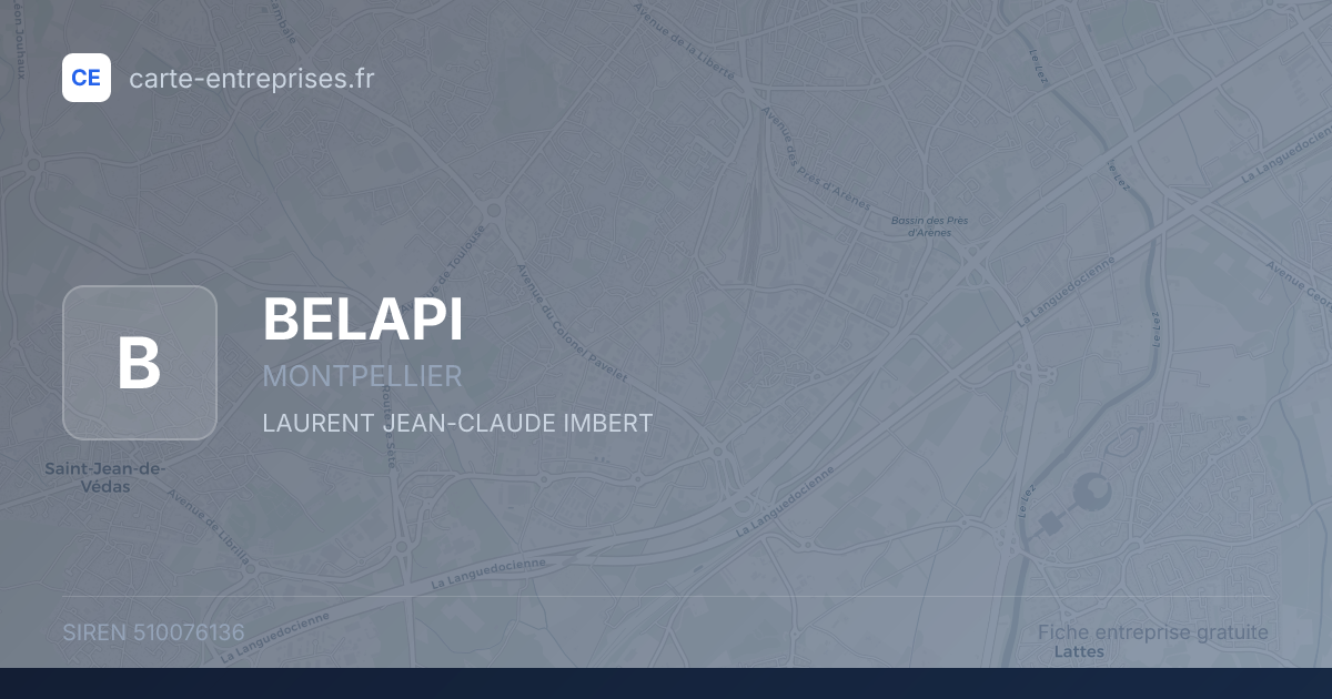 BELAPI — 510076136 — fiche entreprise