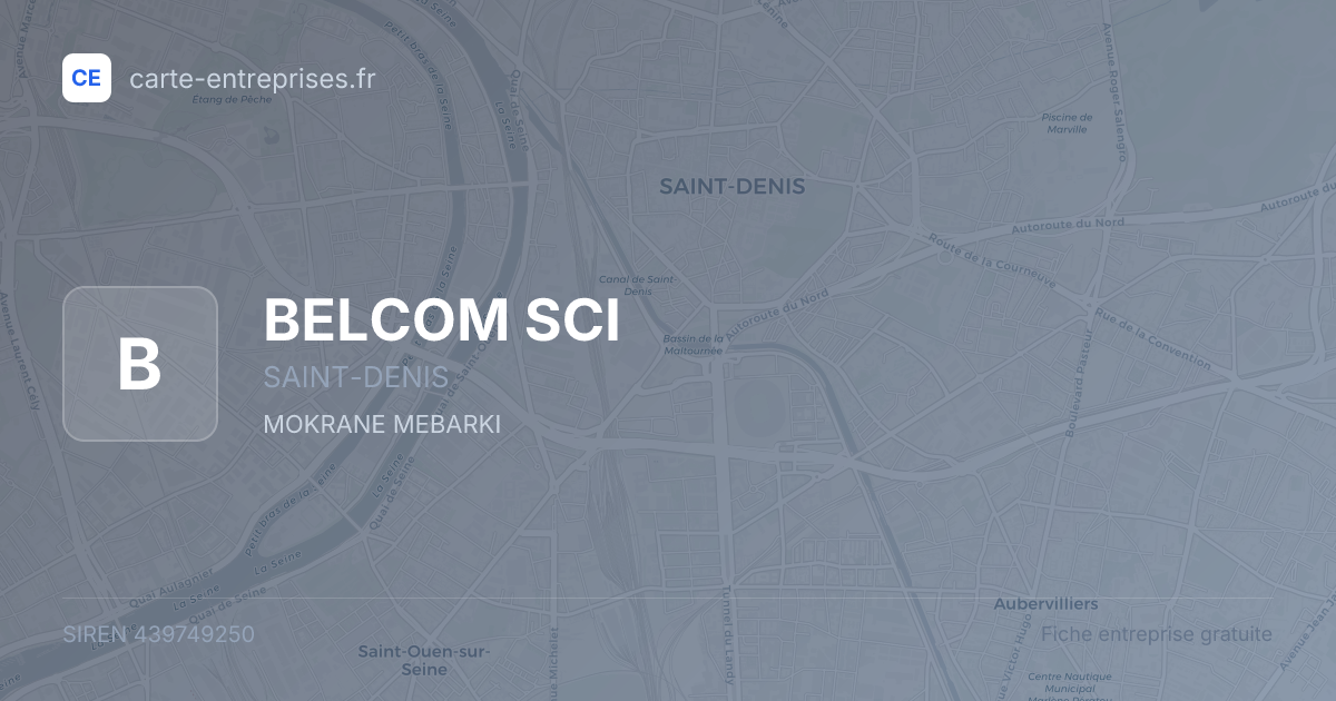 BELCOM SCI — 439749250 — fiche entreprise