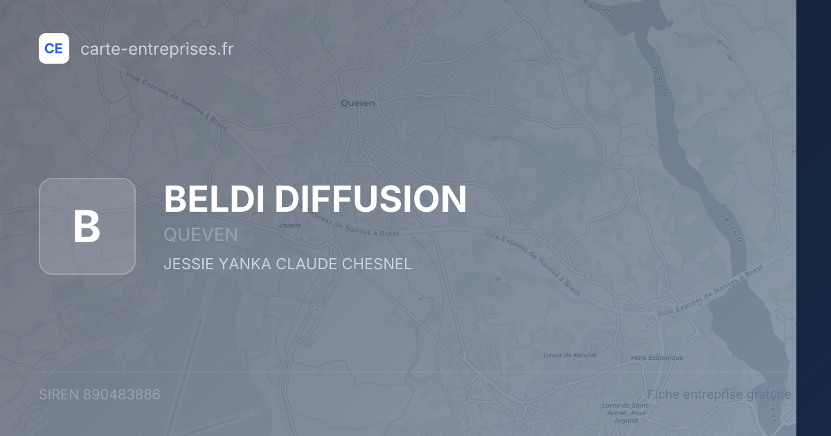 BELDI DIFFUSION — 890483886 — fiche entreprise