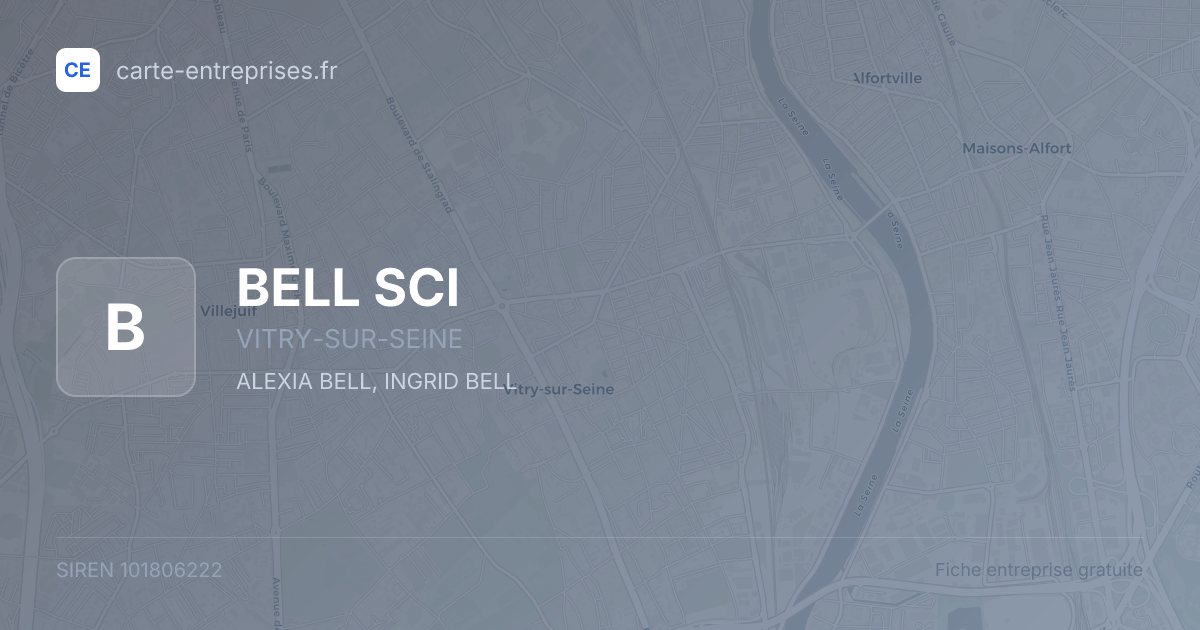 BELL SCI — 101806222 — fiche entreprise