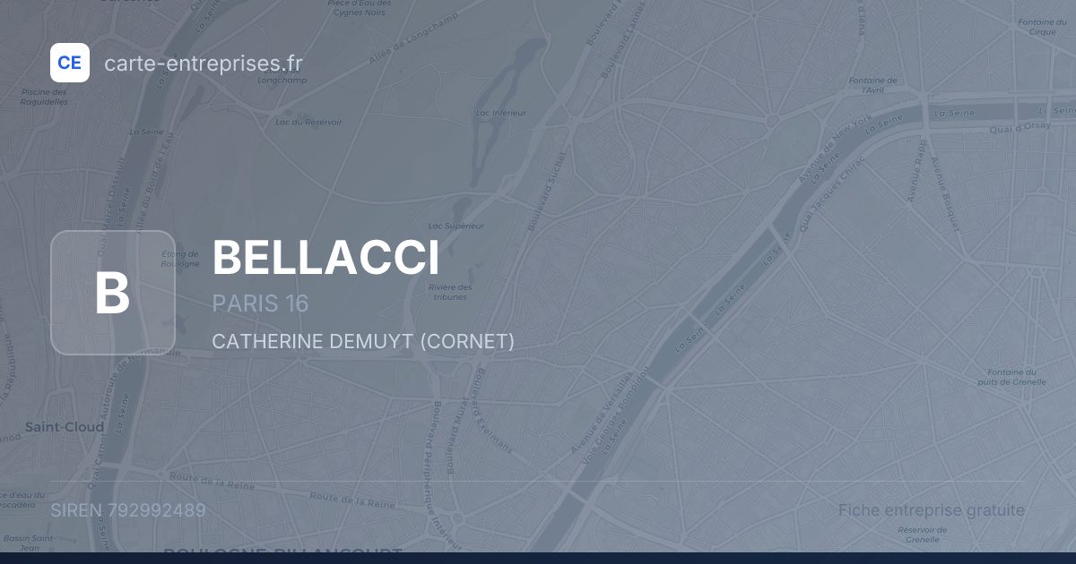 BELLACCI — 792992489 — fiche entreprise