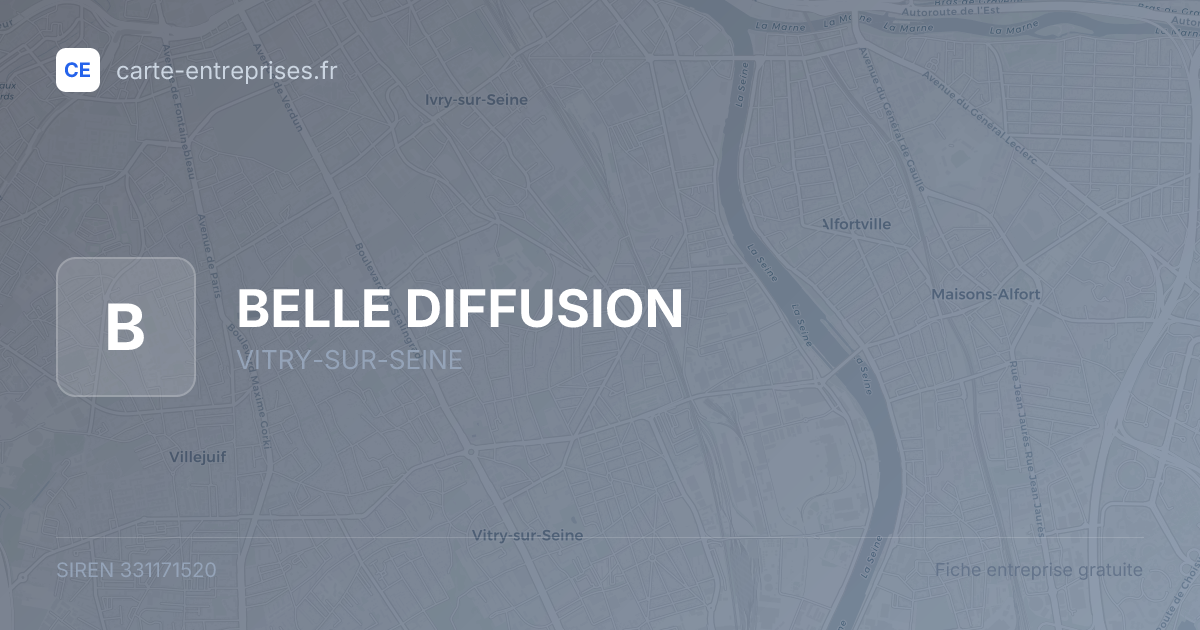 BELLE DIFFUSION — 331171520 — fiche entreprise