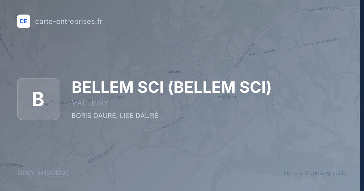 BELLEM SCI — 941594202 — fiche entreprise
