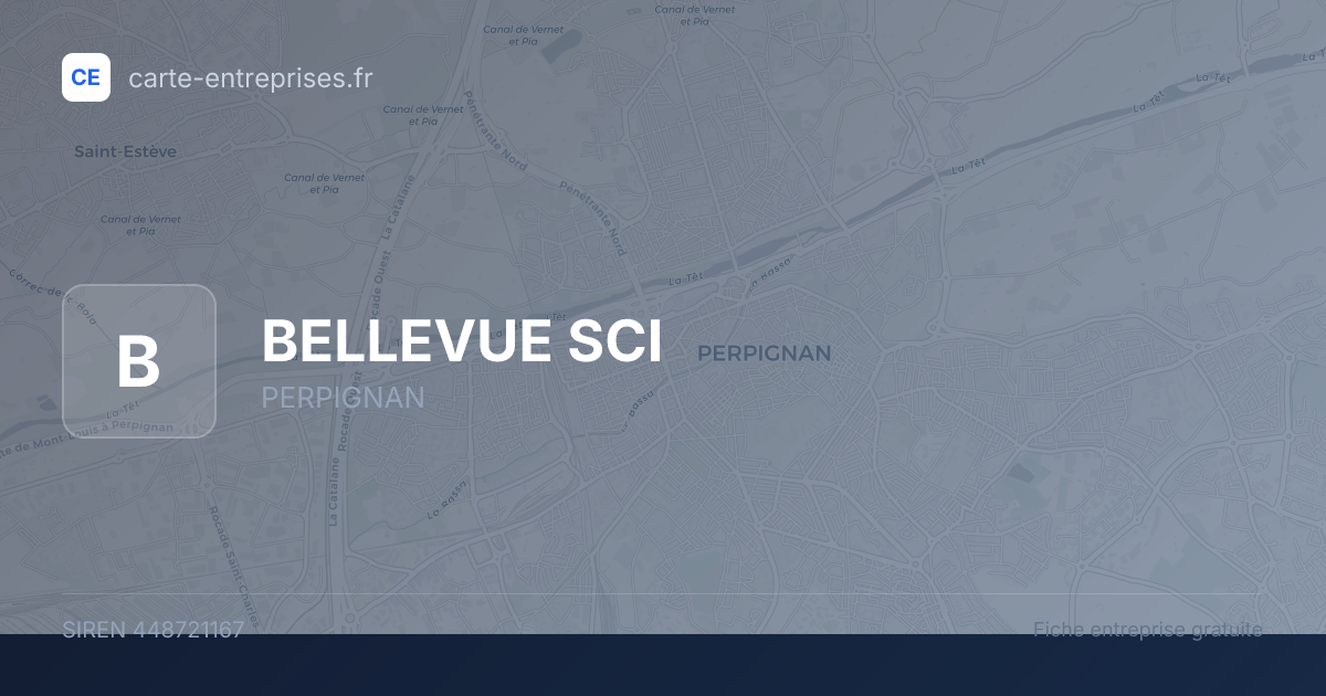 BELLEVUE SCI — 448721167 — fiche entreprise