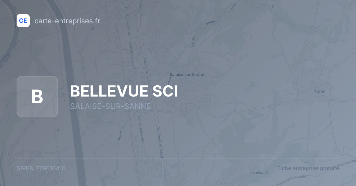 BELLEVUE SCI — 779616416 — fiche entreprise