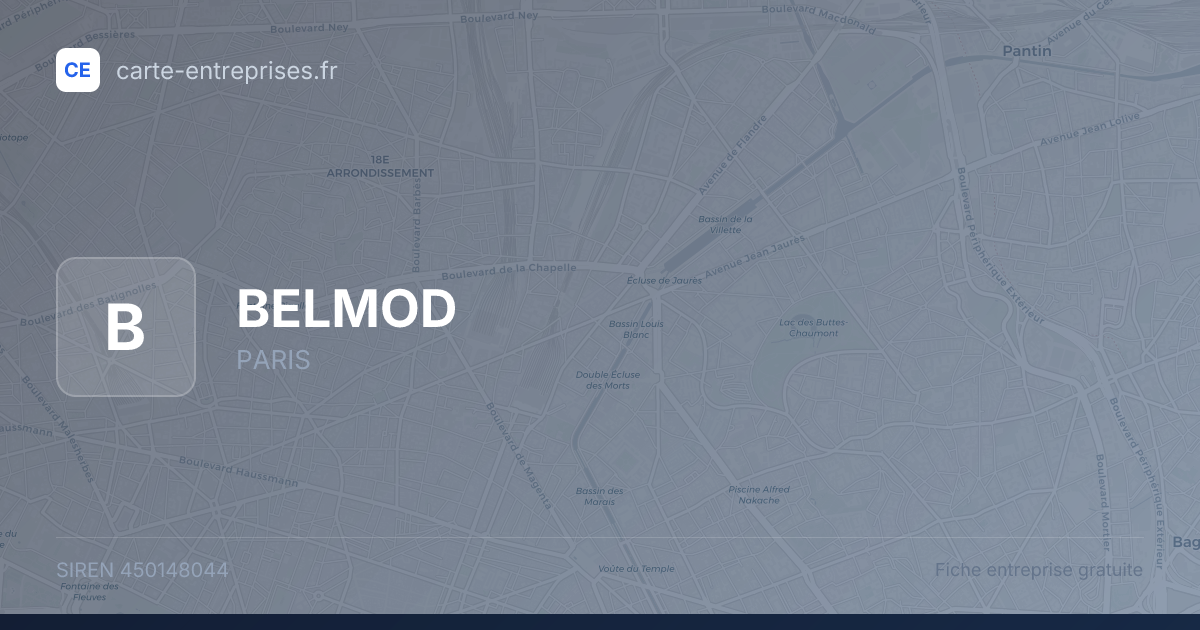 BELMOD — 450148044 — fiche entreprise