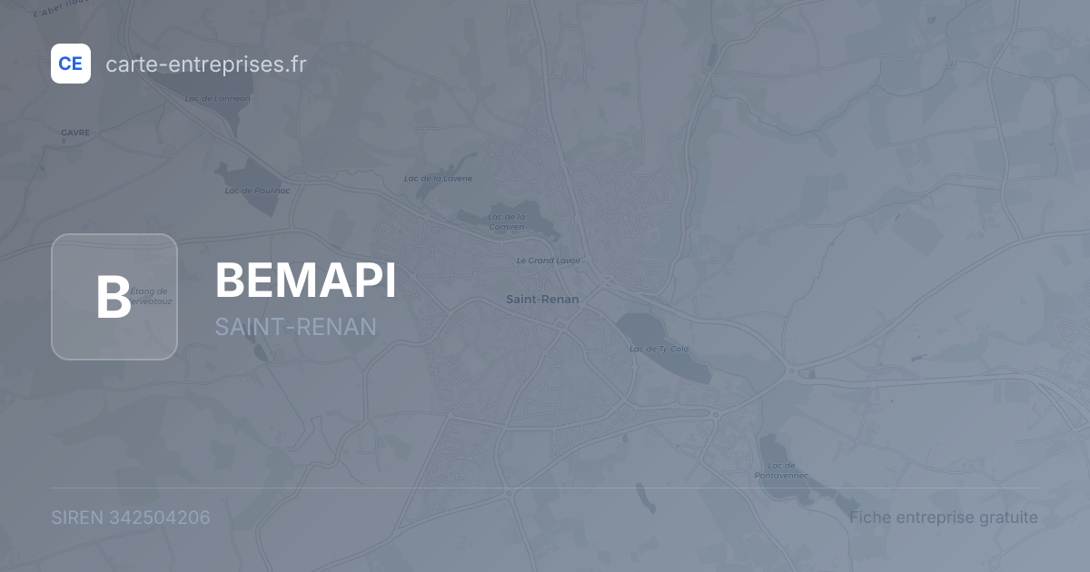BEMAPI — 342504206 — fiche entreprise