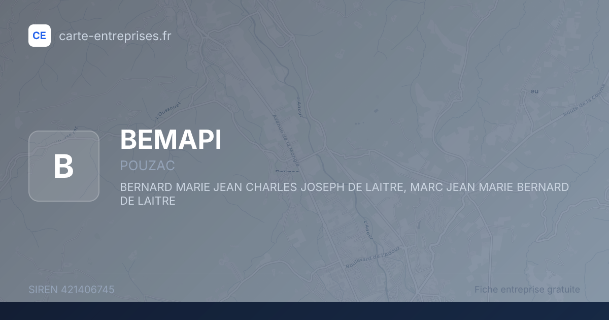 BEMAPI — 421406745 — fiche entreprise