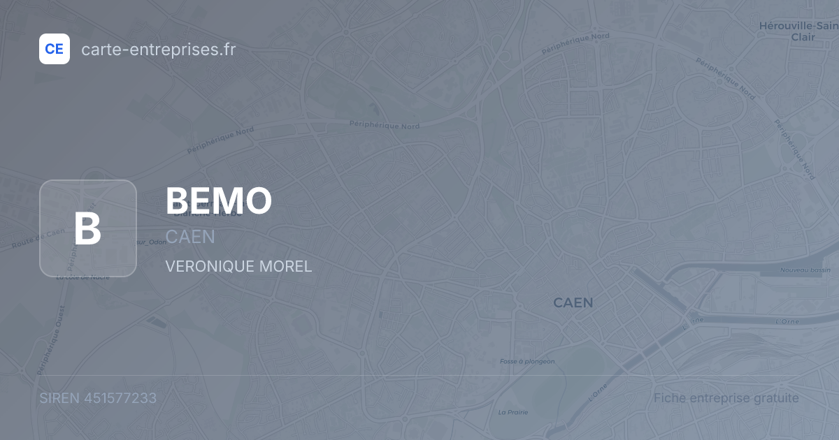 BEMO — 451577233 — fiche entreprise