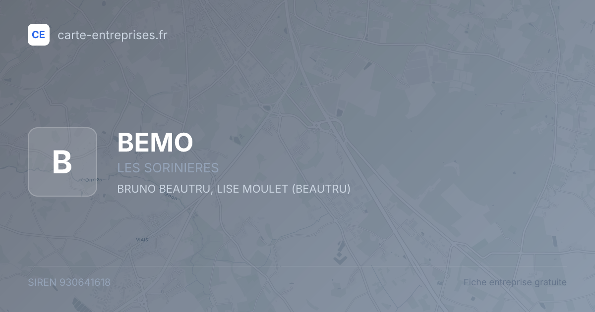BEMO — 930641618 — fiche entreprise