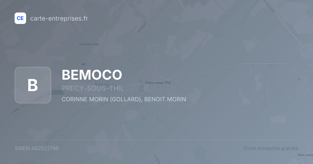 BEMOCO — 482521796 — fiche entreprise