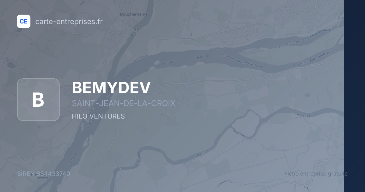 BEMYDEV — 834433740 — fiche entreprise