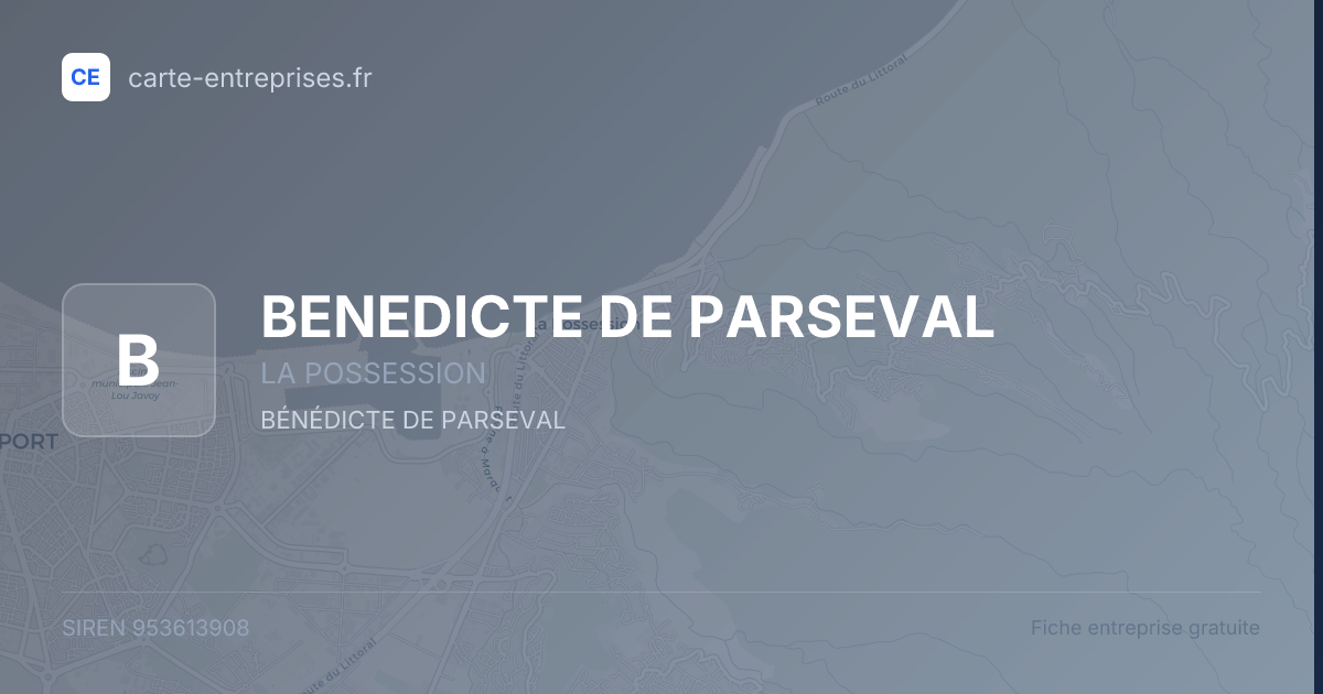 BENEDICTE DE PARSEVAL — 953613908 — fiche entreprise