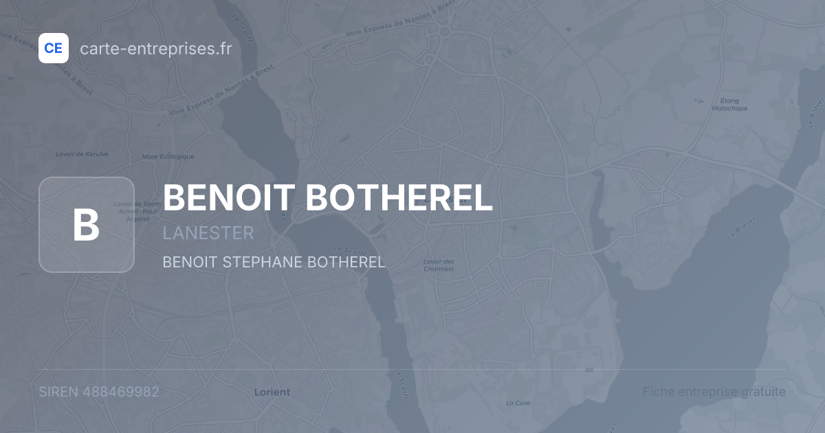 BENOIT BOTHEREL — 488469982 — fiche entreprise