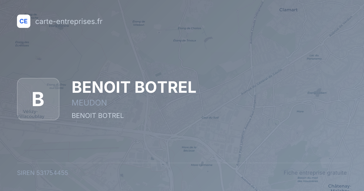 BENOIT BOTREL — 531754455 — fiche entreprise