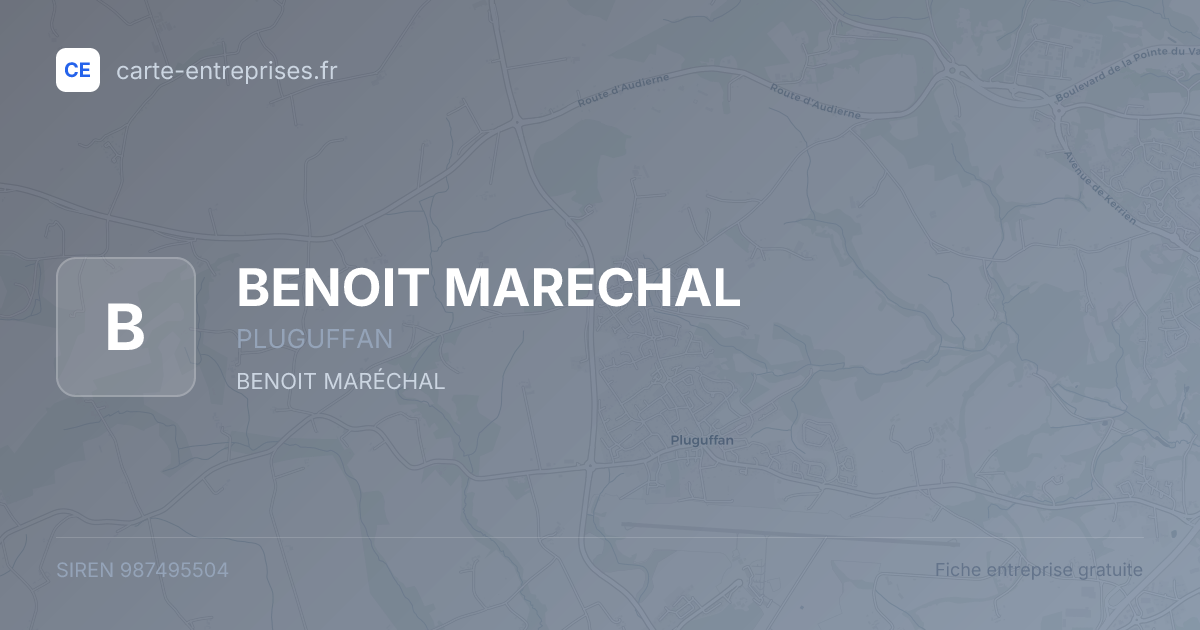 BENOIT MARECHAL — 987495504 — fiche entreprise