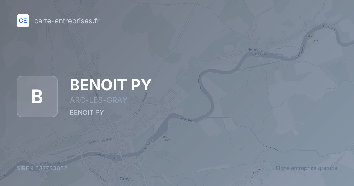 BENOIT PY — 537733032 — fiche entreprise