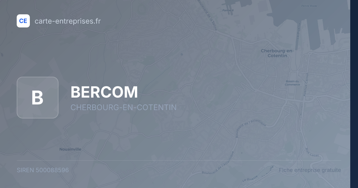 BERCOM — 500088596 — fiche entreprise
