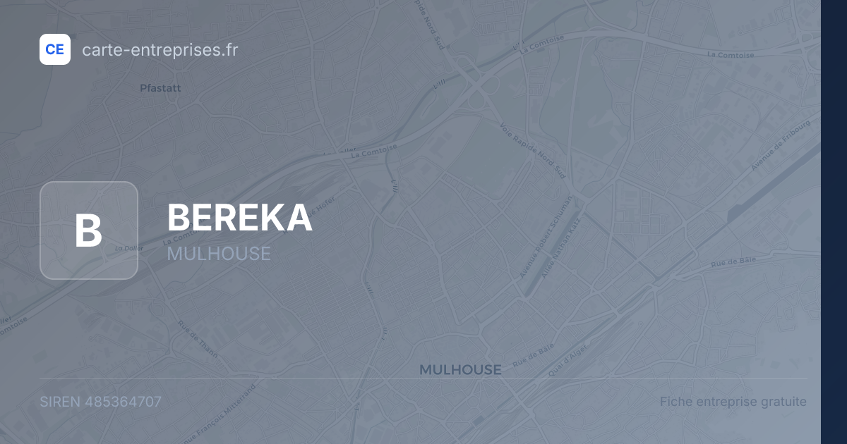 BEREKA — 485364707 — fiche entreprise