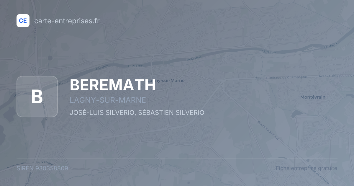 BEREMATH — 930358809 — fiche entreprise
