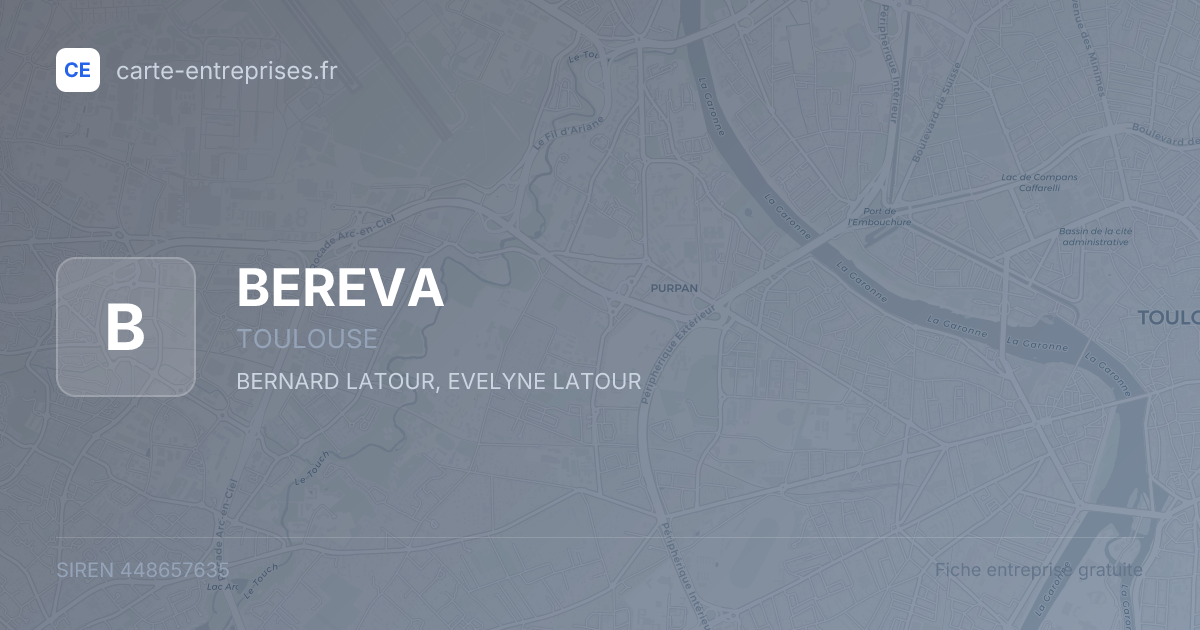 BEREVA — 448657635 — fiche entreprise