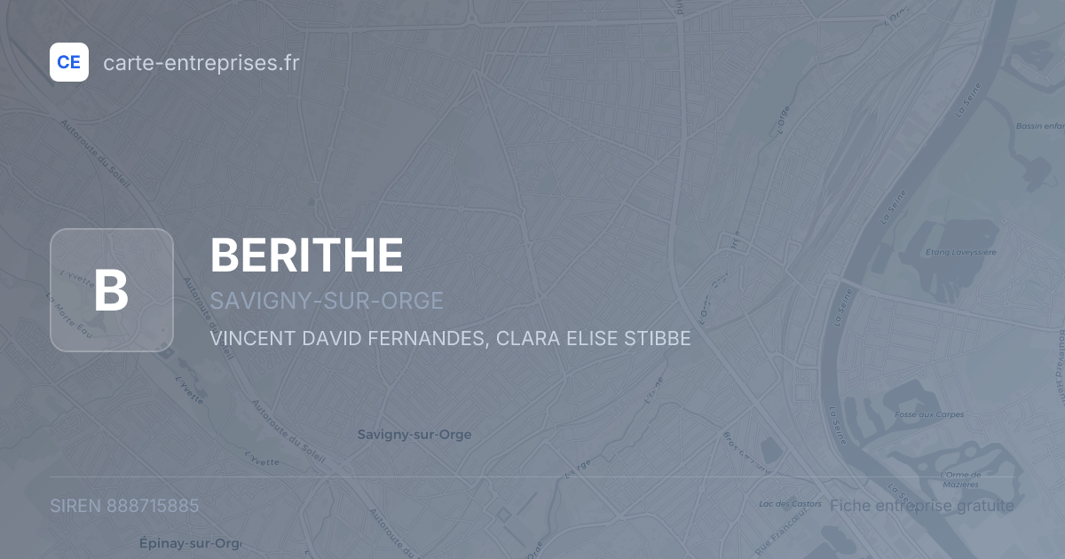BERITHE — 888715885 — fiche entreprise