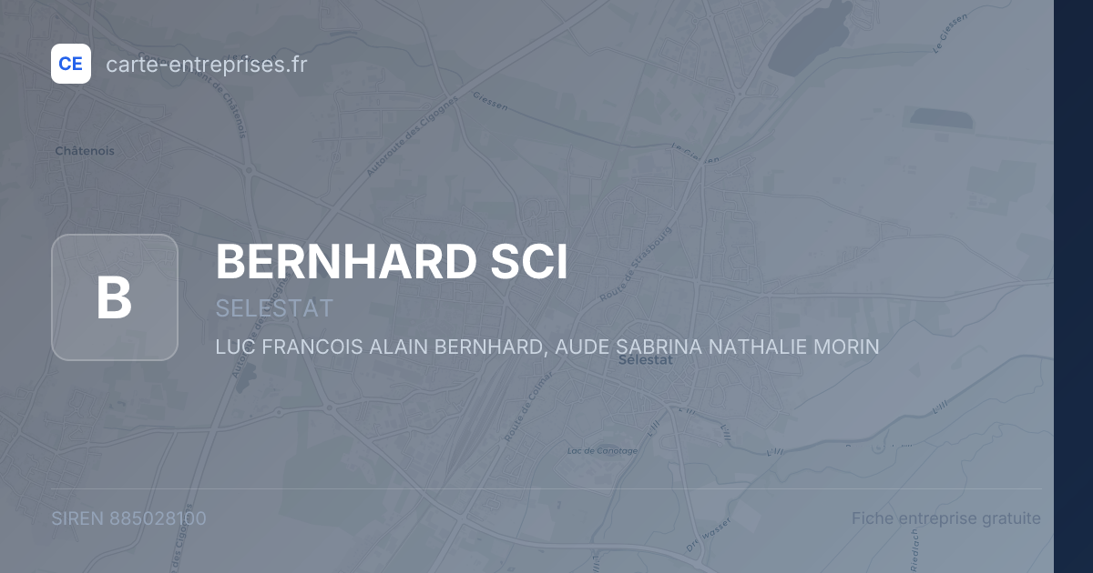 BERNHARD SCI — 885028100 — fiche entreprise