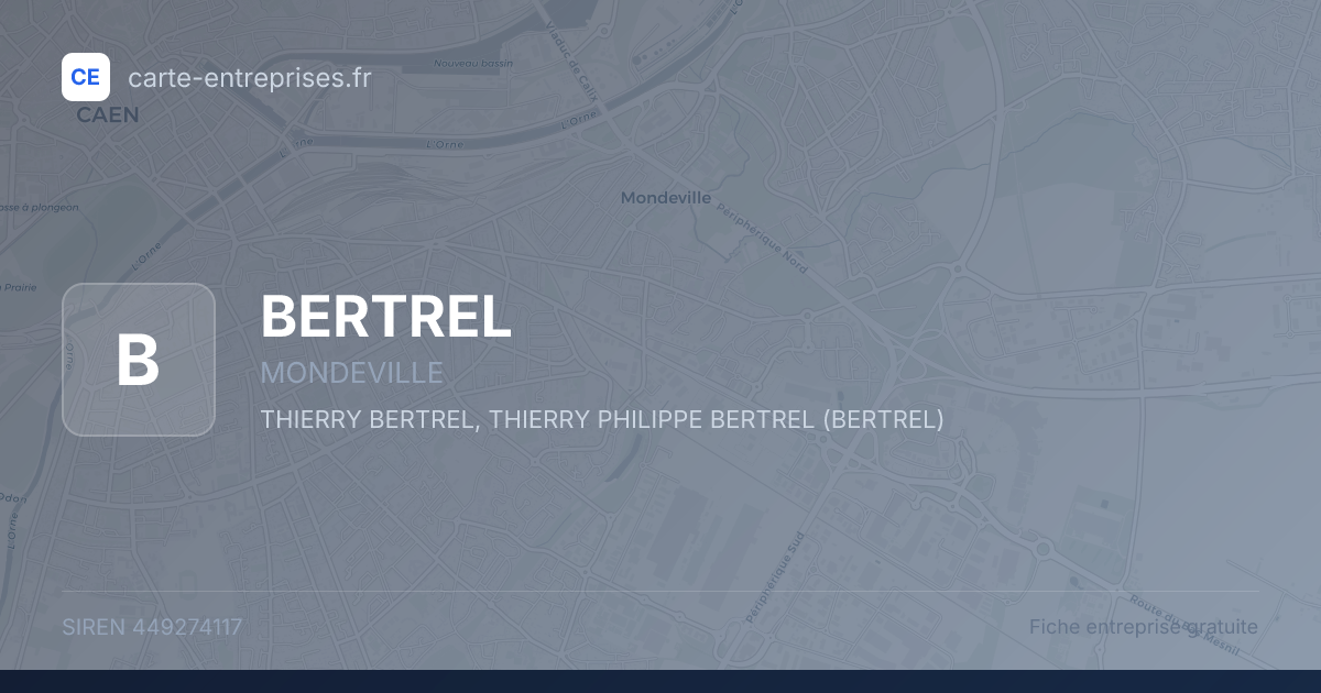 BERTREL — 449274117 — fiche entreprise